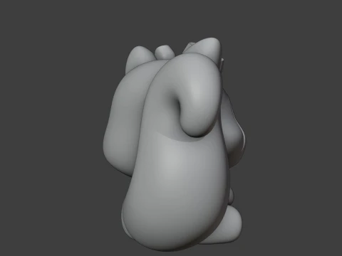 Squirrel 3D Print Model