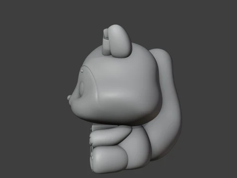 Squirrel 3D Print Model