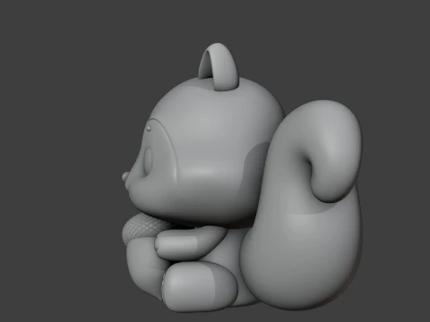 Squirrel 3D Print Model