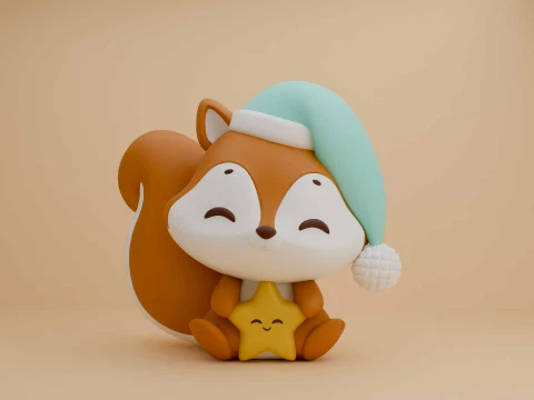 Squirrel 3D प्रिंट मॉडल