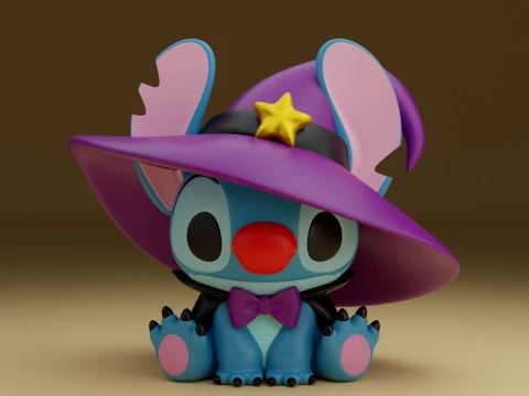 Stitch wizard figure for halloween gift 3D Print Model