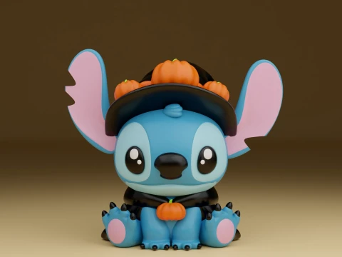 Stitch wizard figure for halloween gift 3D Print Model