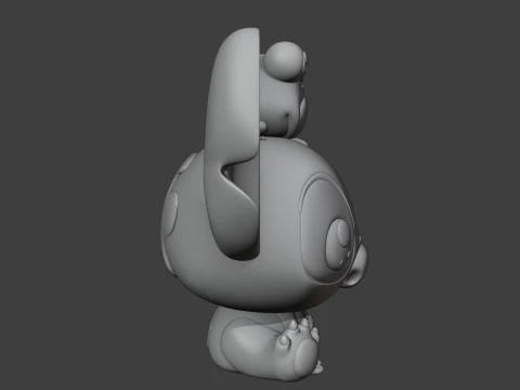 Stitch and frog figure 3D Print Model