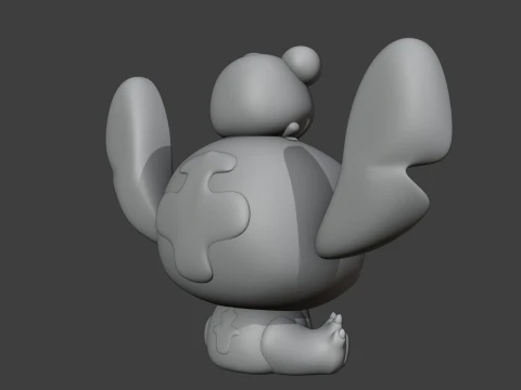 Stitch and frog figure 3D Print Model