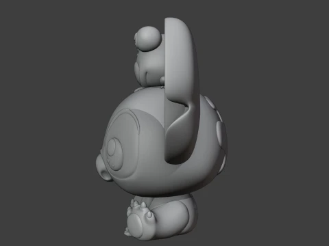 Stitch and frog figure 3D Print Model