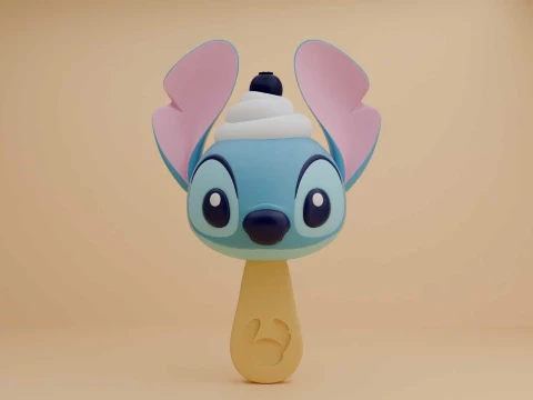 Stitch icecream 3D Print Model