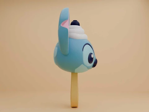 Stitch icecream 3D Print Model