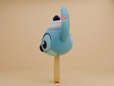 Stitch icecream 3D Print Model