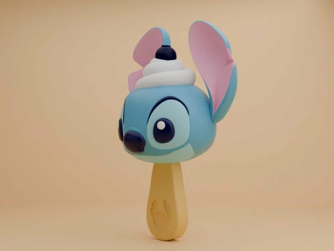 Stitch icecream 3D Print Model