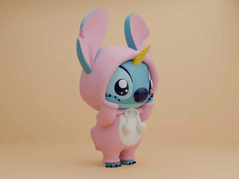 Stitch unicorn costume 3D Print Model