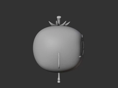 Cute tomato figure 3D Print Model