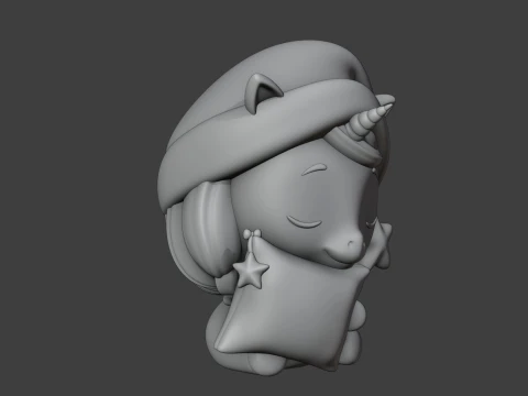 Unicorn 3D Print Model