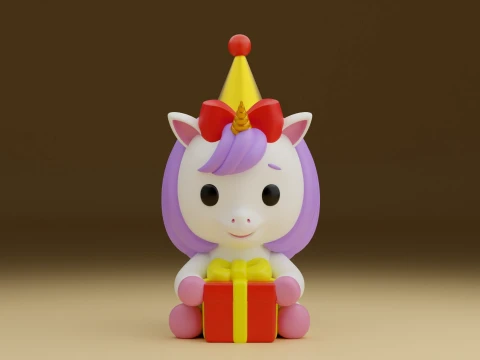 Unicorn 3D Print Model