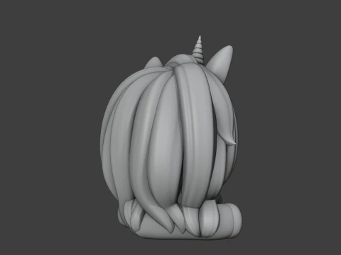 Unicorn and icecream 3D Print Model