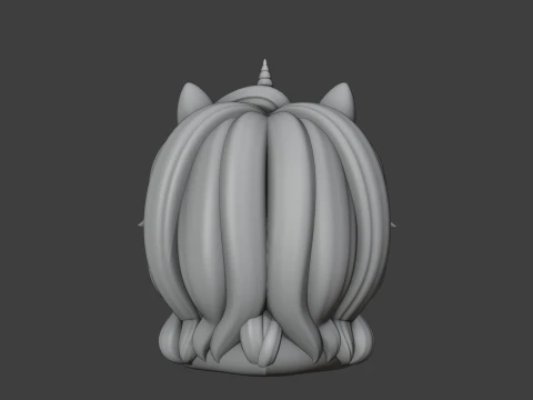 Unicorn and icecream 3D Print Model