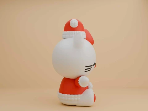 Sanrio cat hello kitty for christmas gift 3D Print Model