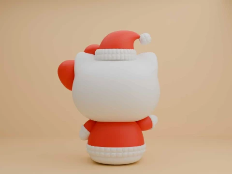 Sanrio cat hello kitty for christmas gift 3D Print Model