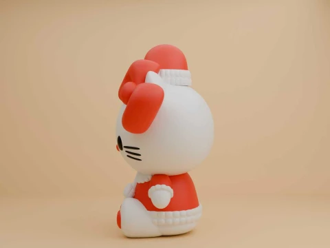 Sanrio cat hello kitty for christmas gift 3D Print Model