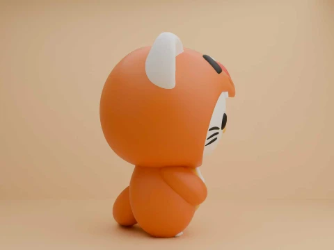 Sanrio cat hello kitty and pokemon charmander costume 3D Print Model