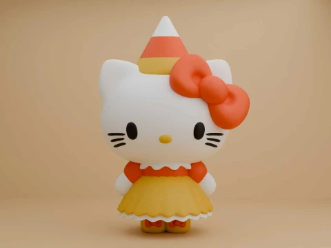 Sanrio kat Hallo Kitty 3D printmodel