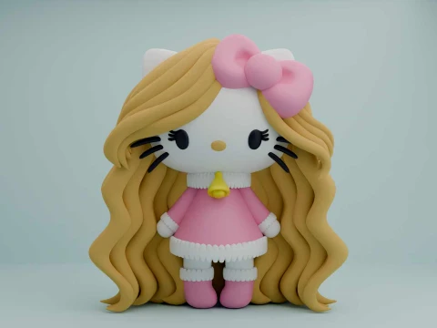 Hello kitty sanrio figure 3D Принт Модель