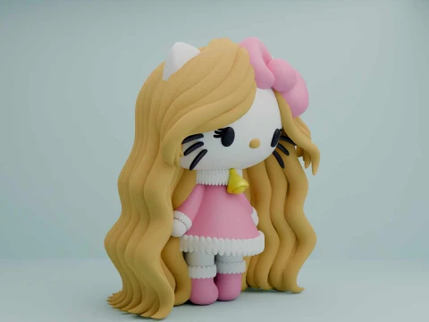 Hello kitty sanrio figure 3D Print Model
