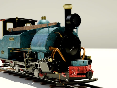 Steam engine 3D Model