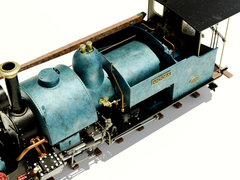 Steam engine 3D Model