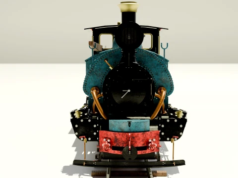 Steam engine 3D Model