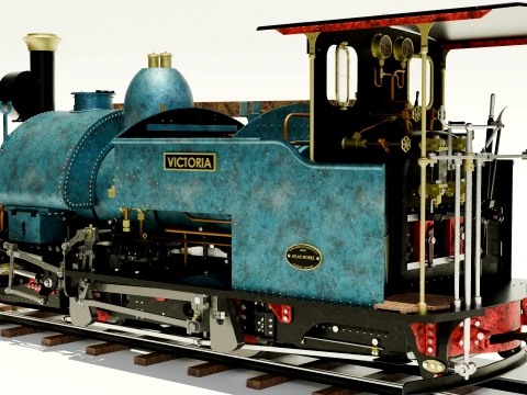 Steam engine 3D Model