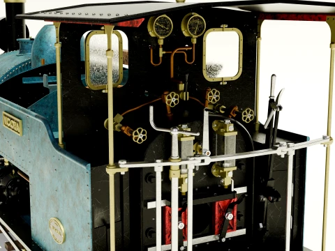 Steam engine 3D Model