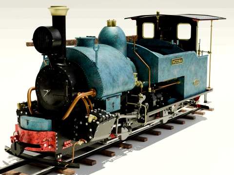 Steam engine 3D Model