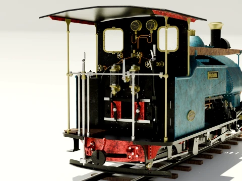 Steam engine 3D Model