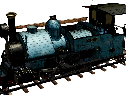 Steam engine 3D Model