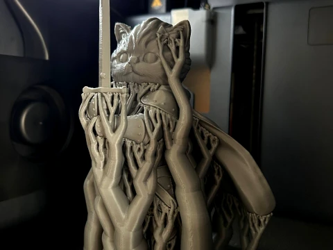 Knight Cat 3D Printable Collectible Figurine 3D Model