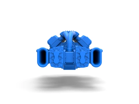 Engine 2 V8 Version 7 Scale 1 to 25 3D Print Model