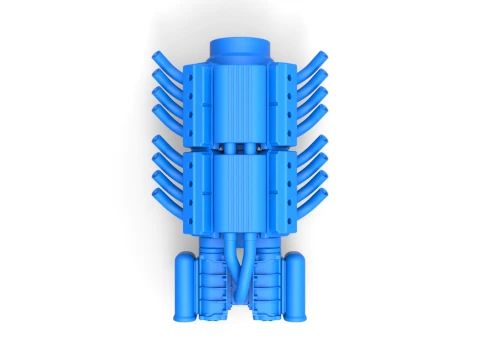 Engine 2 V8 Version 7 Scale 1 to 25 3D Print Model
