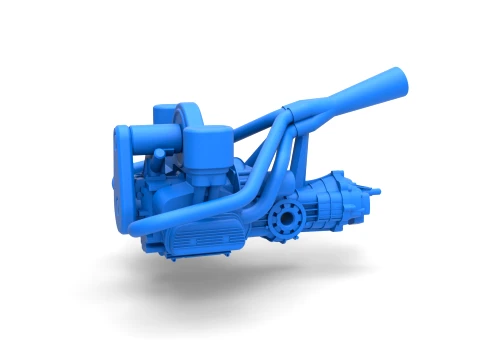 Engine for Sand Rail buggy Scale 1 to 25 3D 프린트 모델