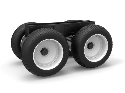 Chassis of vintage monster truck Scale 1 to 25 3D Print Model