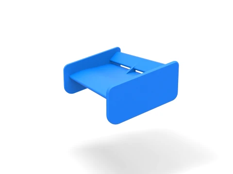 Wing of Supermodified front engine race car V2 Scale 1 to 25 3D Print Model