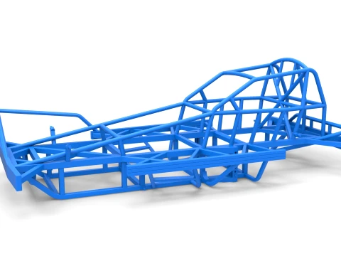 Frame of BriSCA Formula 1 Stock Car Version 1 Scale 1 to 25 3D Принт Модель