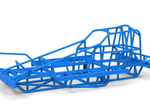 Frame of BriSCA Formula 1 Stock Car Version 2 Scale 1 to 25 3D Принт Модель