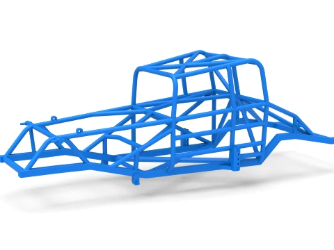 Frame of Canadian vintage modified stock car Scale 1 to 25 3D Принт Модель