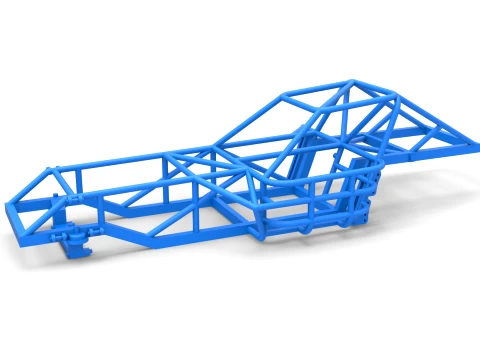 Frame of Dirt Modified stock car Scale 1 to 25 3D Принт Модель