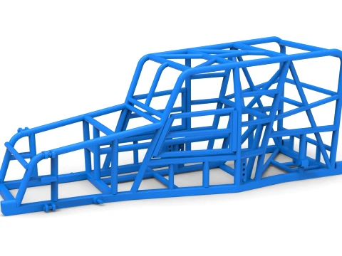 Frame of Dwarf car Version 1 Scale 1 to 25 3D Принт Модель
