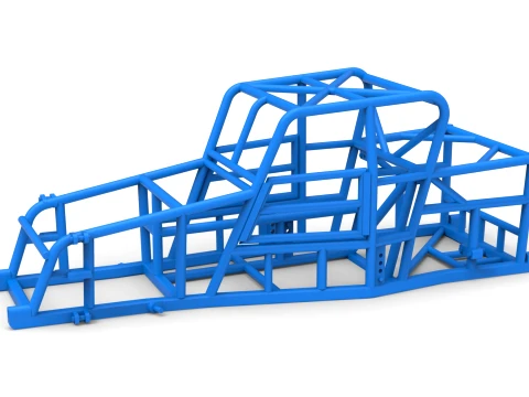 Frame of Dwarf car Version 2 Scale 1 to 25 3D Принт Модель