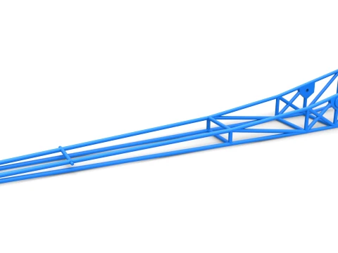 Frame of Front engine dragster Scale 1 to 25 3D Принт Модель