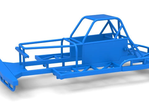 Frame of New Zealand Vintage Stock car Scale 1 to 25 3D Принт Модель