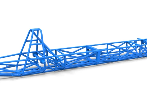 Frame of Swamp buggy Scale 1 to 25 3D Принт Модель