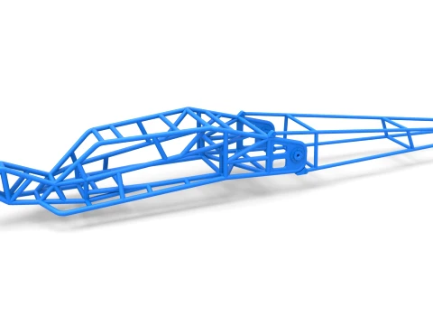 Frame of Top fuel Dirt dragster trike Sale 1 to 25 3D Принт Модель